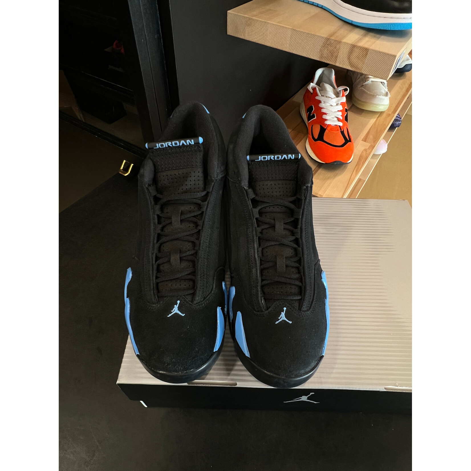 Jordan Jordan 14 Retro Black University Blue (2026) Size 12, PREOWNED*