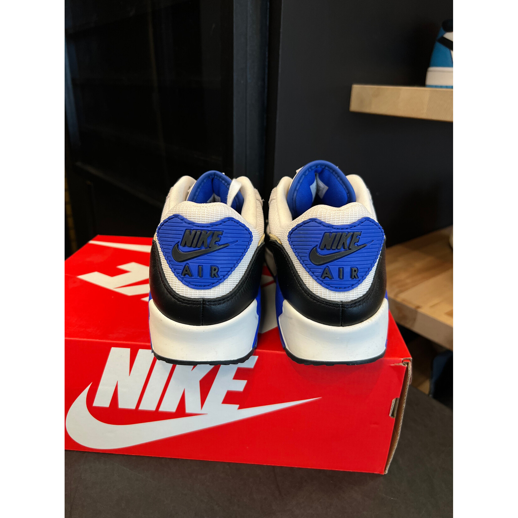 Nike Nike Air Max 90 Khaki Racer Blue Size 10, PREOWNED