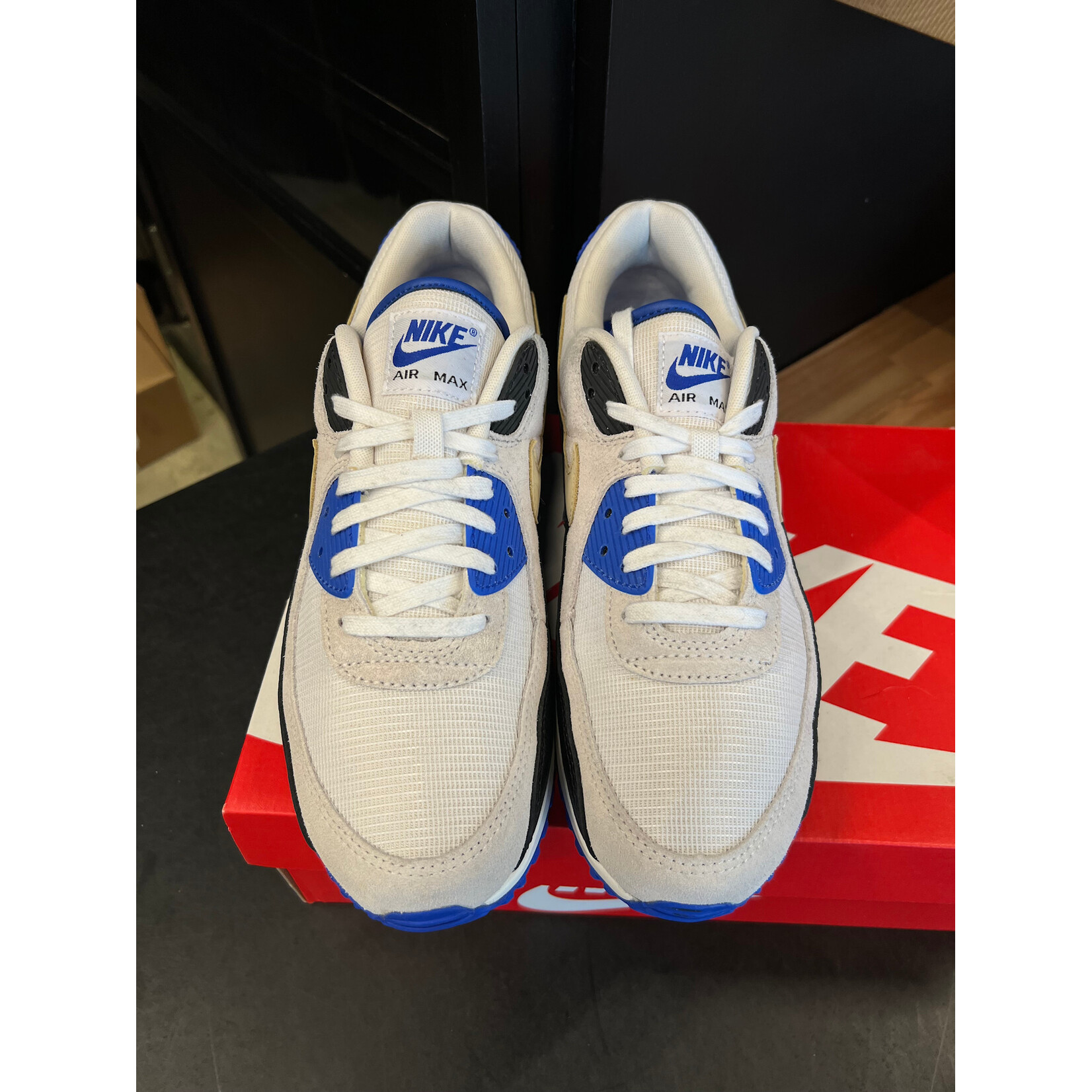 Nike Nike Air Max 90 Khaki Racer Blue Size 10, PREOWNED