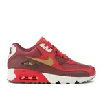 Nike Nike Air Max 90 Leather GS Red Gold Size 6.5, DS BRAND NEW