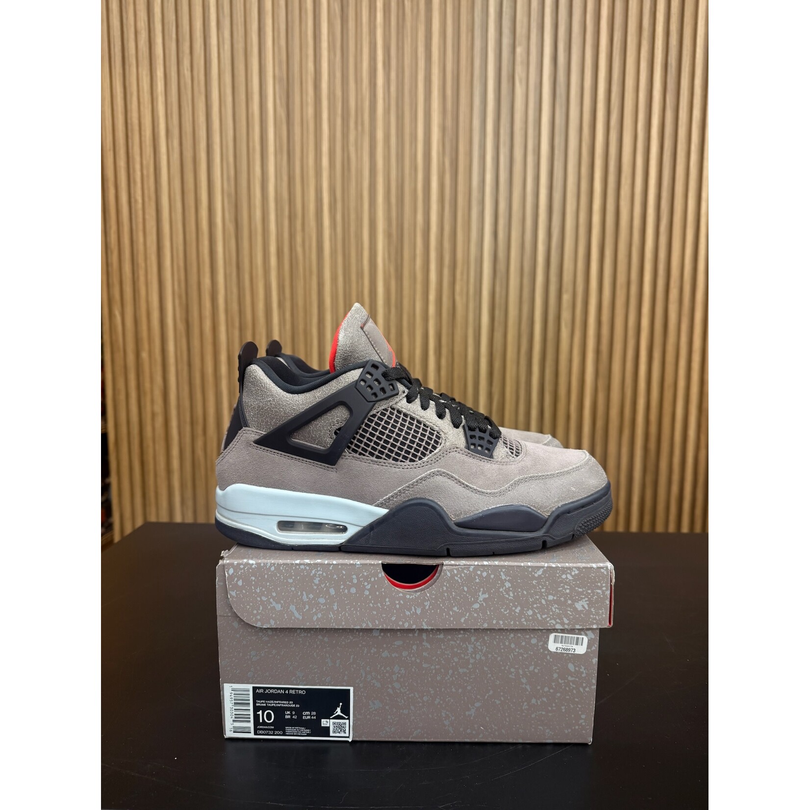 Jordan Jordan 4 Retro Taupe Haze Size 10, PREOWNED