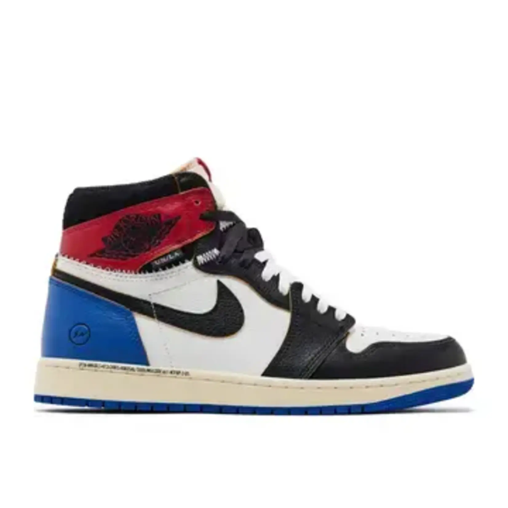 Jordan Jordan 1 Retro High OG SP Fragment x Union LA Varsity Red Sport Royal Size 13, DS BRAND NEW
