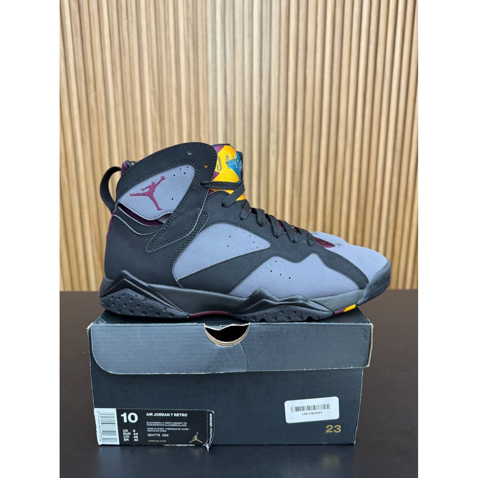 Jordan Jordan 7 Retro Bordeaux (2015) Size 10, PREOWNED