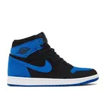 Jordan Jordan 1 Retro High OG Royal Reimagined Size 6, DS BRAND NEW DAMAGED LID