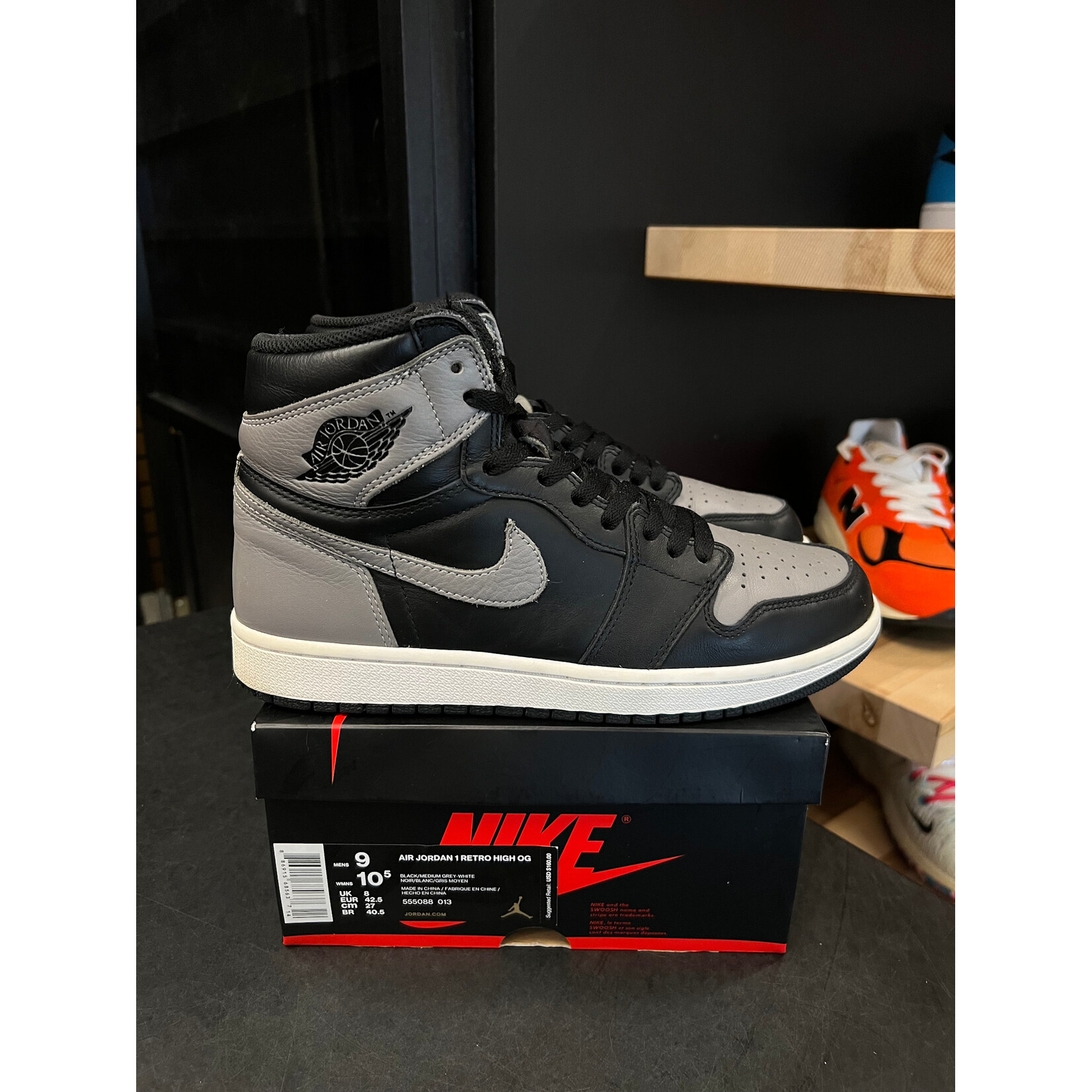 Jordan Jordan 1 Retro High Shadow (2018) Size 9, PREOWNED*'