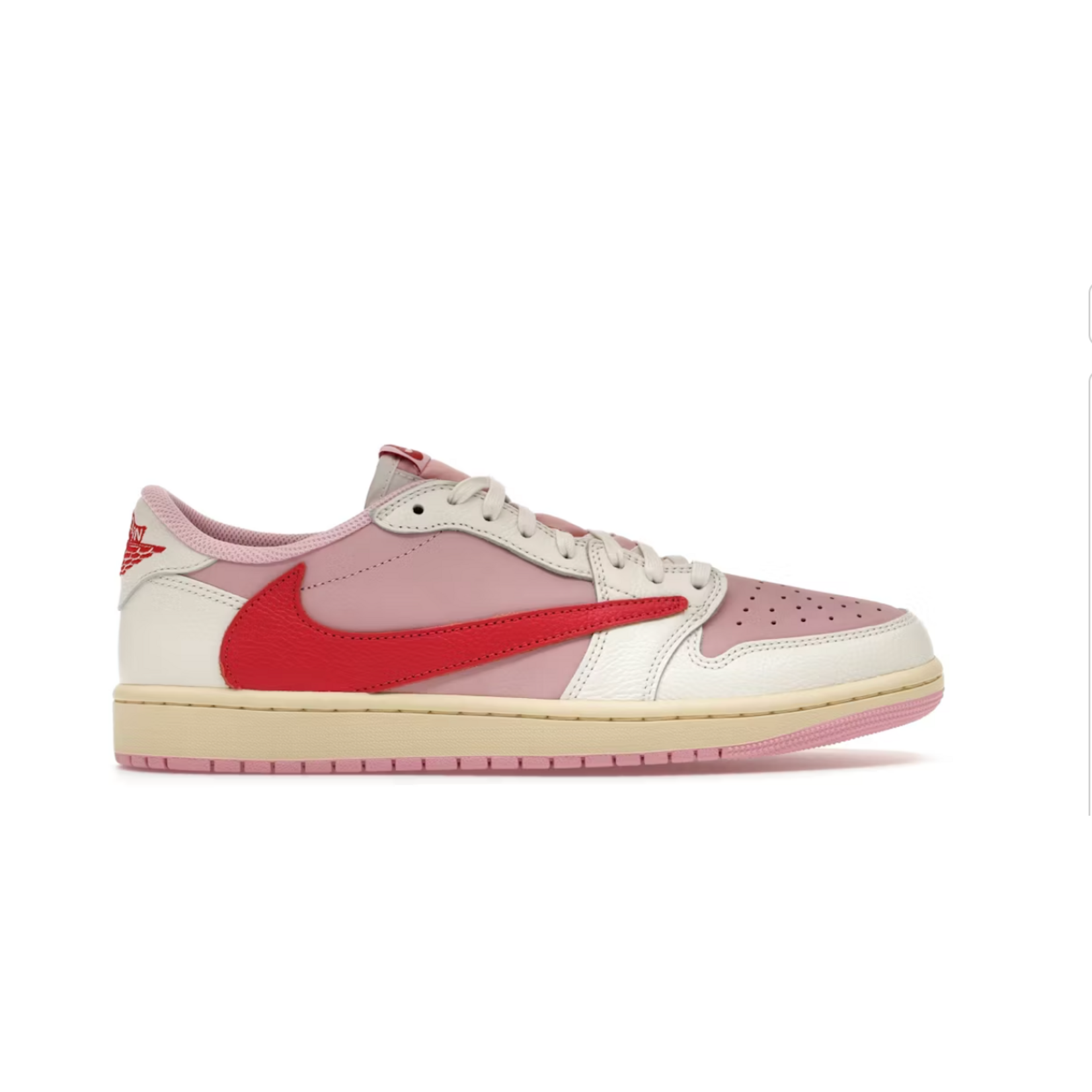 Jordan Jordan 1 Retro Low OG SP Travis Scott Sail Tropical Pink Size 9.5, DS BRAND NEW*