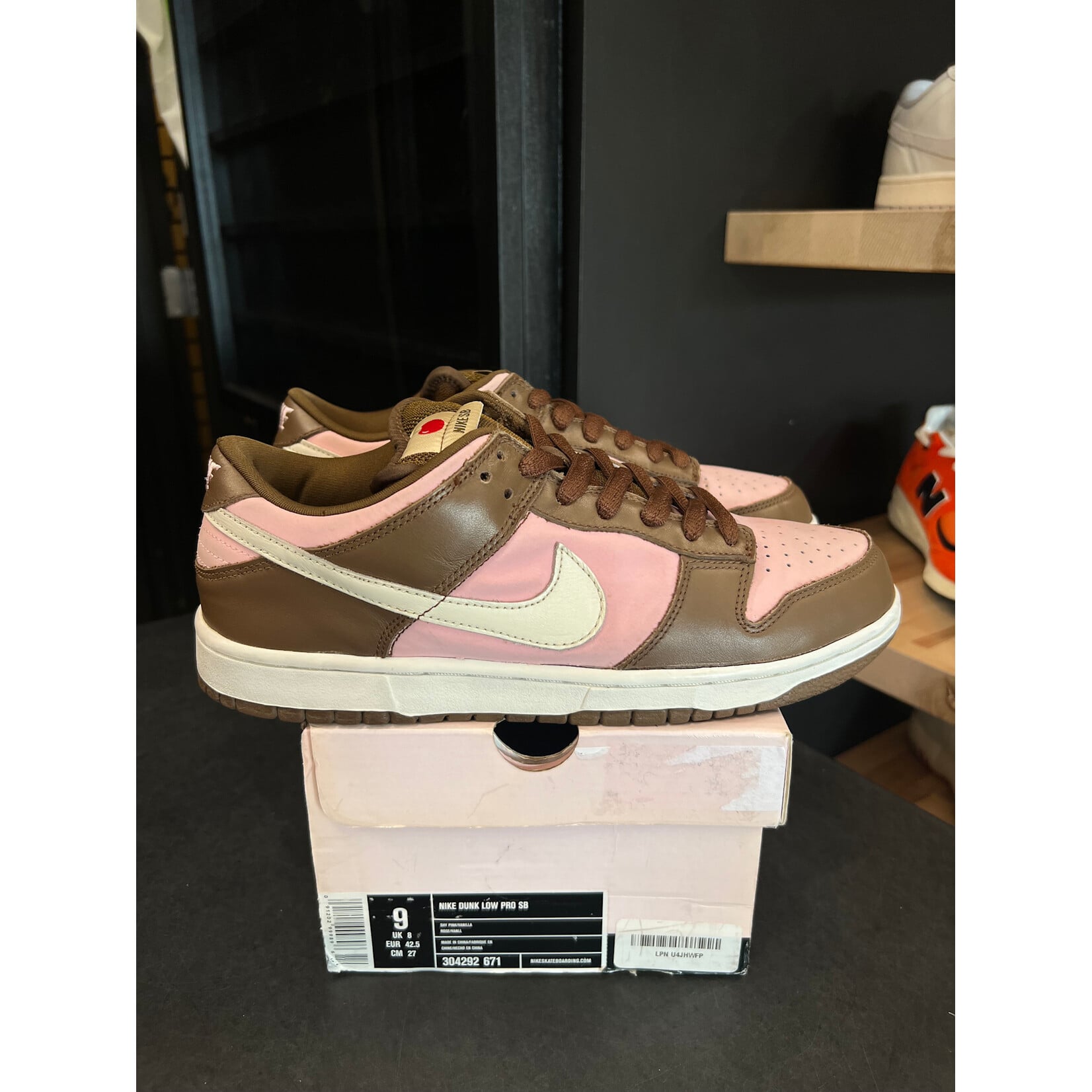 Nike Nike SB Dunk Low Stussy Cherry Size 9, PREOWNED*