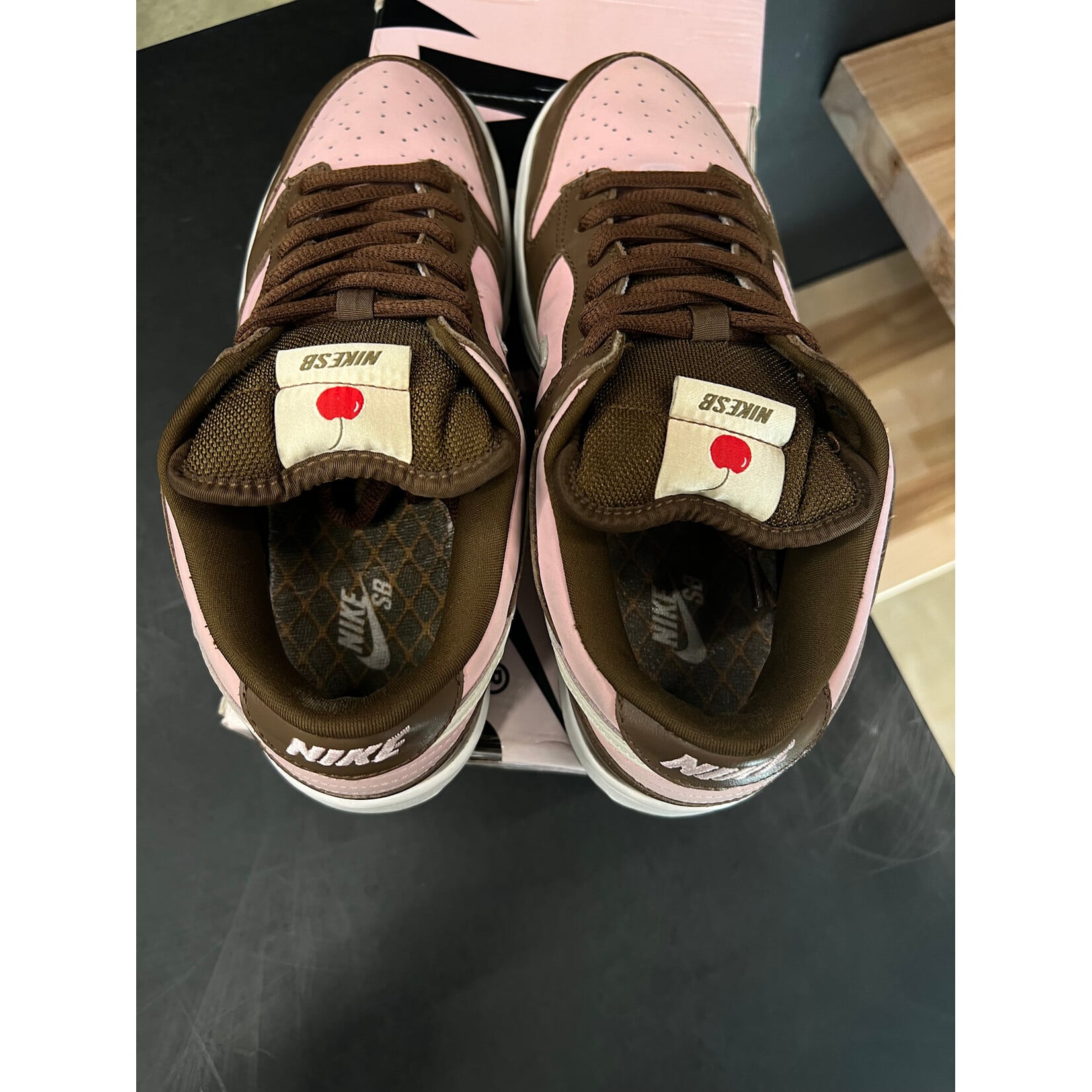 Nike Nike SB Dunk Low Stussy Cherry Size 9, PREOWNED*