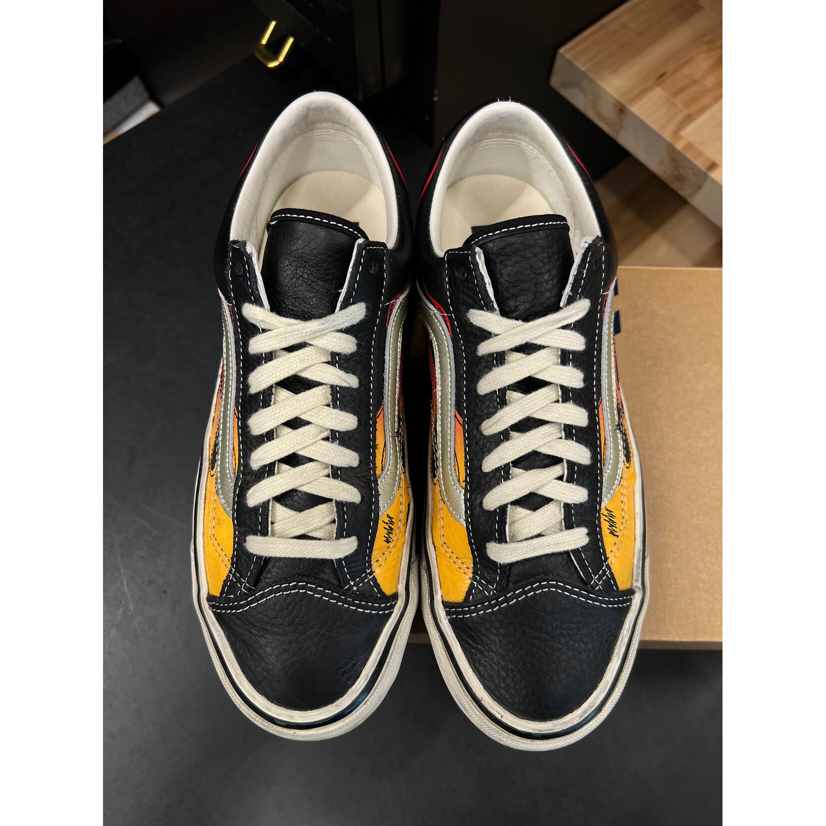 Vans Vans LX Old Skool Archive Flame Black Size 8, PREOWNED*