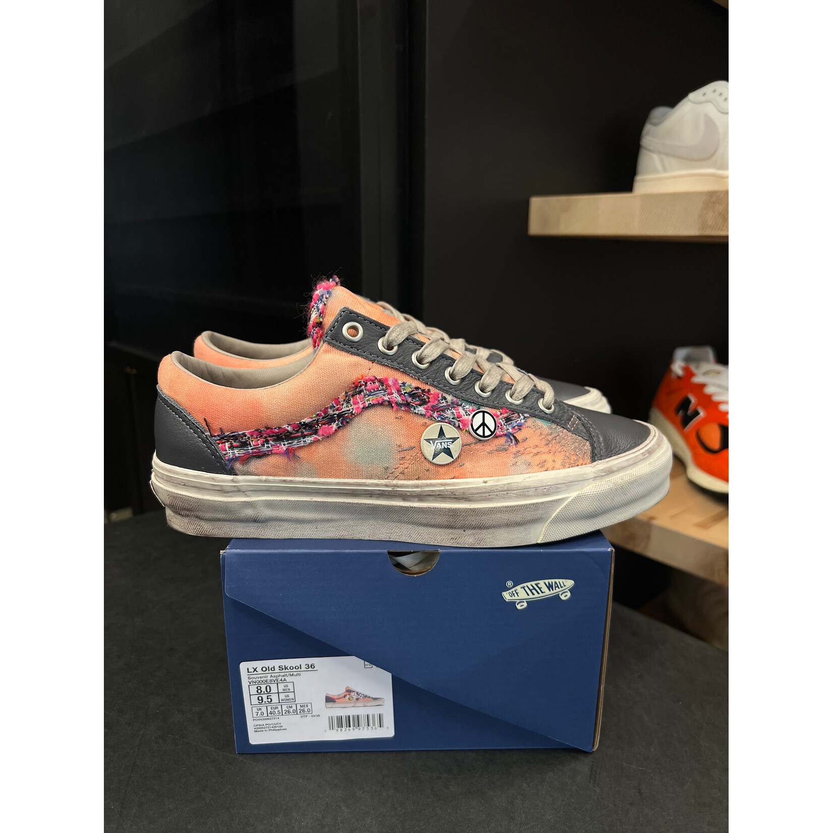 Vans Vans Old Skool 36 LX Souvenir Asphalt Size 8, PREOWNED*