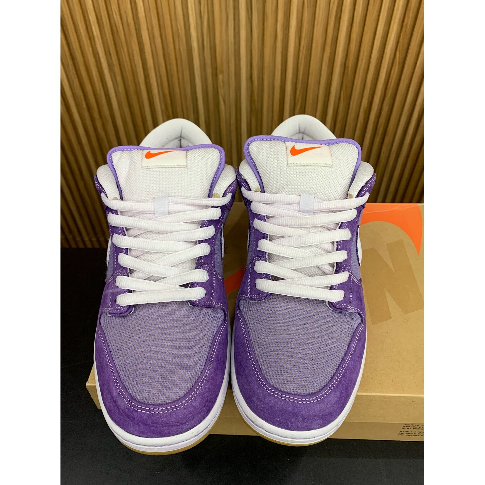 Nike Nike SB Dunk Low Pro ISO Orange Label Unbleached Pack Lilac Size 11, PREOWNED