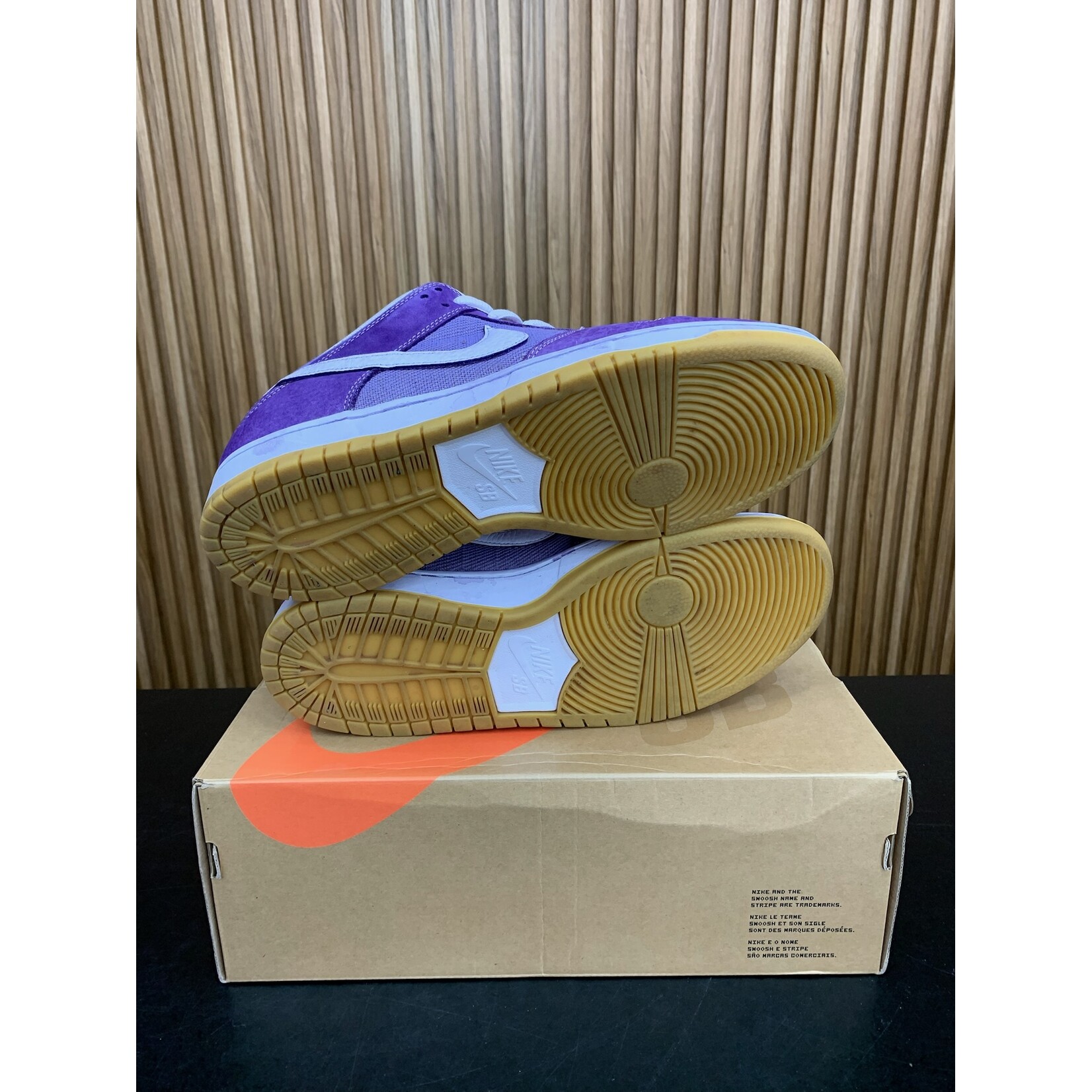 Nike Nike SB Dunk Low Pro ISO Orange Label Unbleached Pack Lilac Size 11, PREOWNED