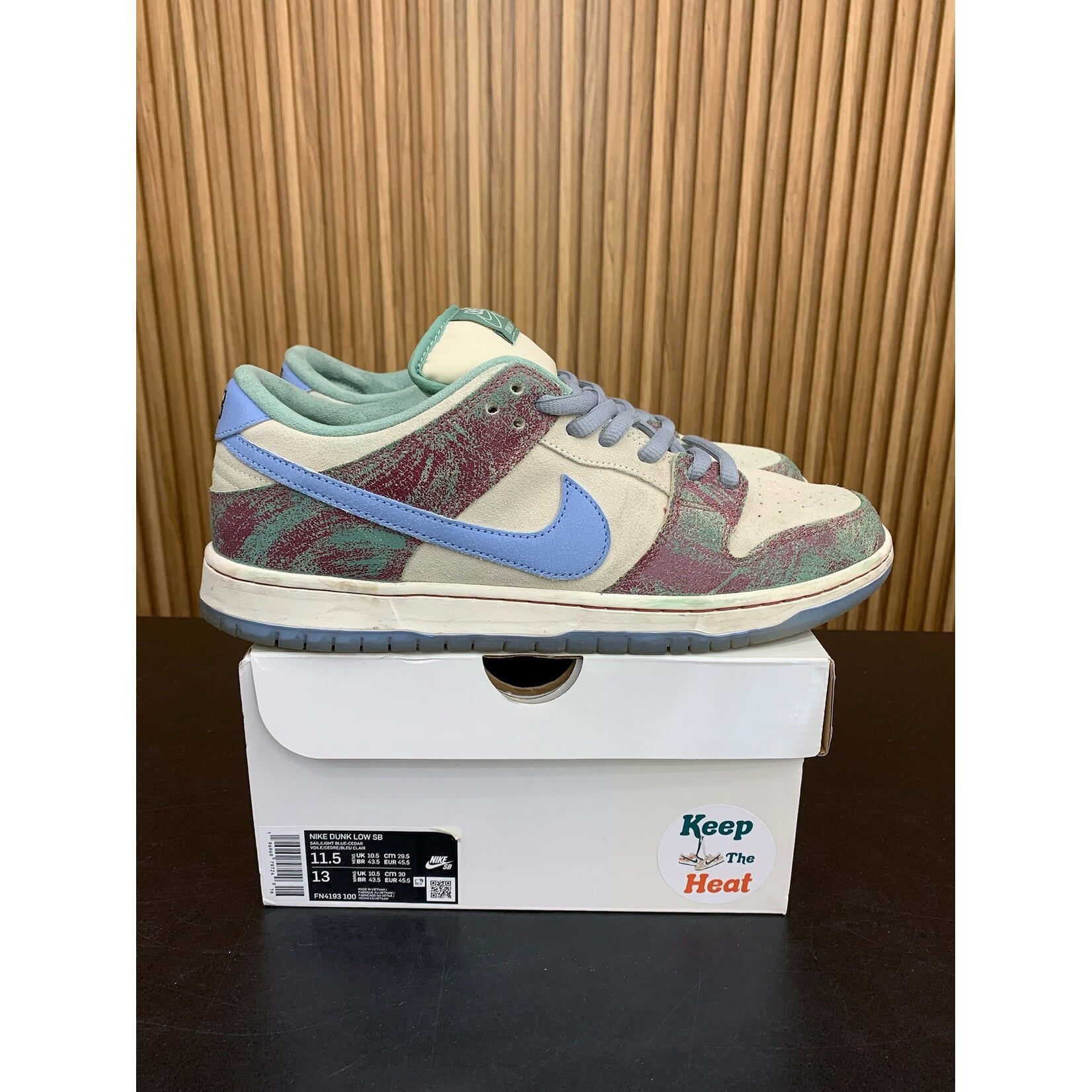Nike Nike SB Dunk Low Crenshaw Skate Club Size 11.5, PREOWNED
