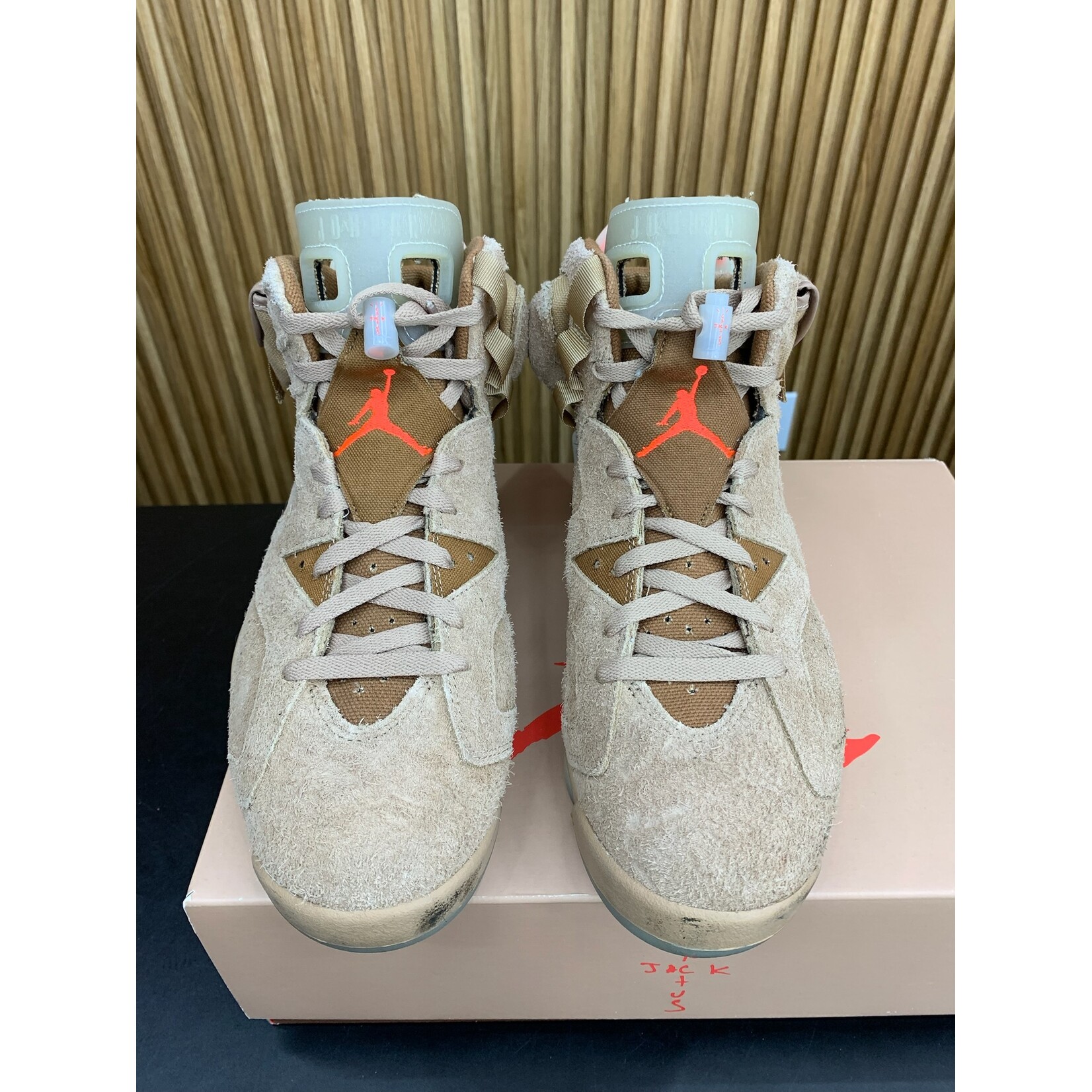 Jordan Jordan 6 Retro Travis Scott British Khaki Size 11, PREOWNED