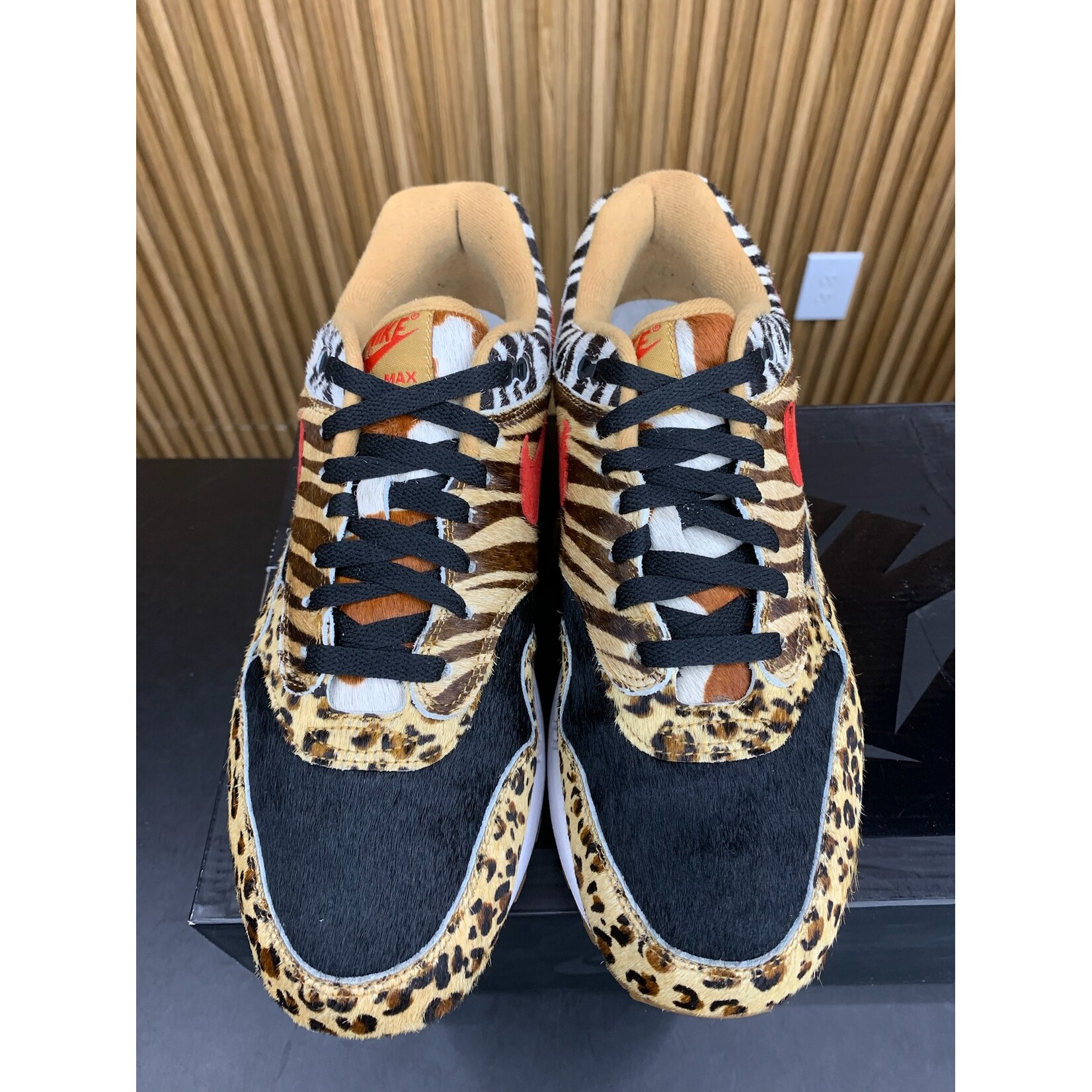 Nike Nike Air Max 1 atmos Animal Pack 2.0 (All Black Box) (2018) Size 11, PREOWNED