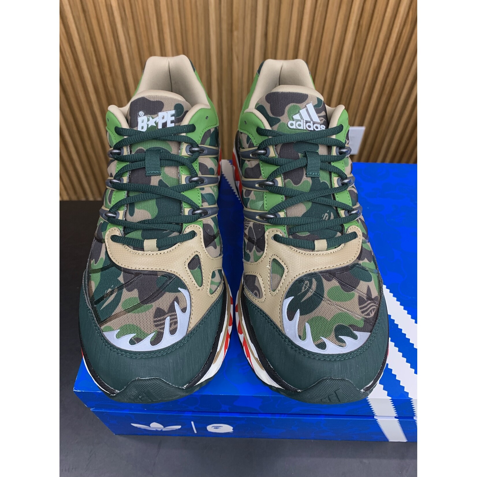 Adidas adidas Adistar HRMY BAPE Green Camo Size 11, PREOWNED