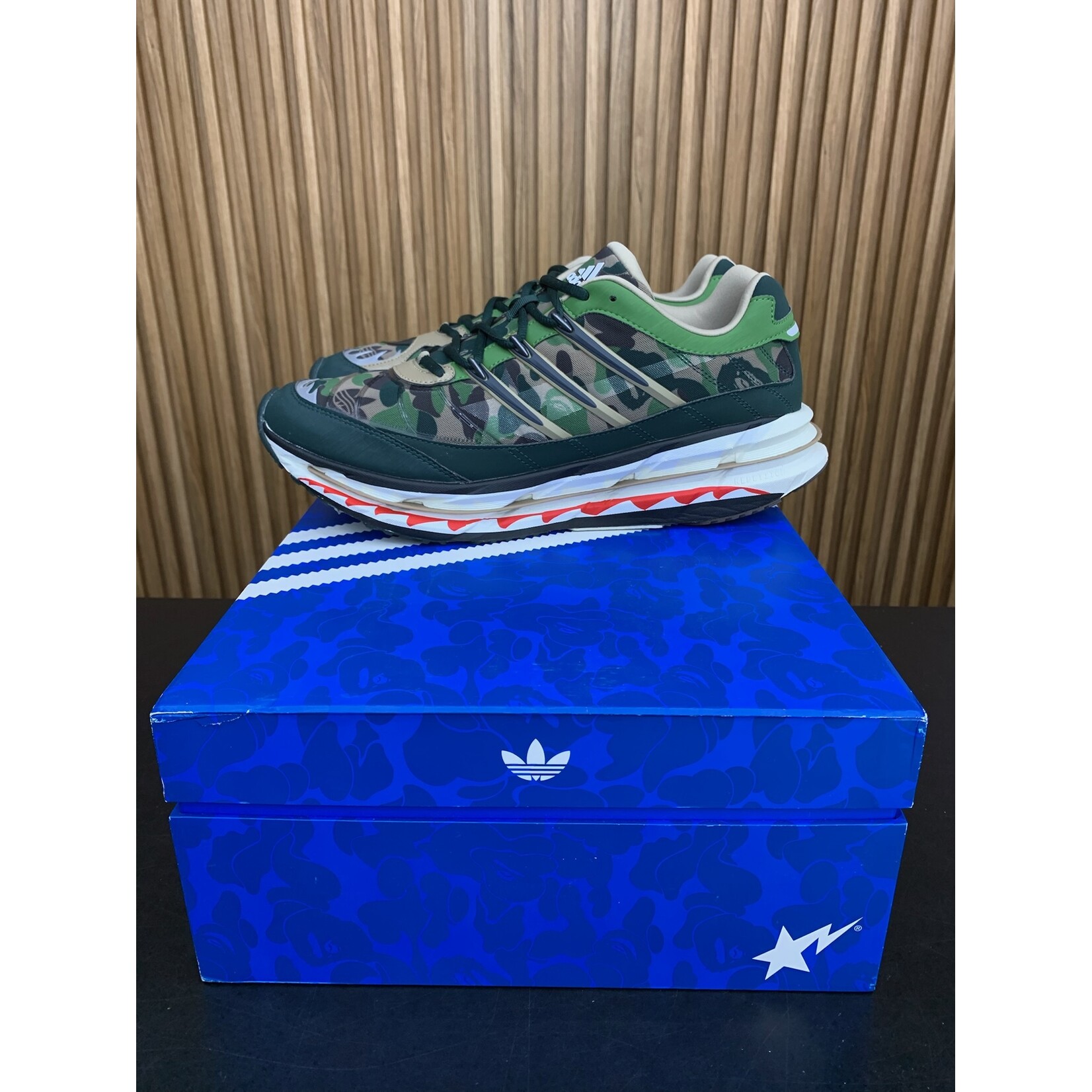 Adidas adidas Adistar HRMY BAPE Green Camo Size 11, PREOWNED
