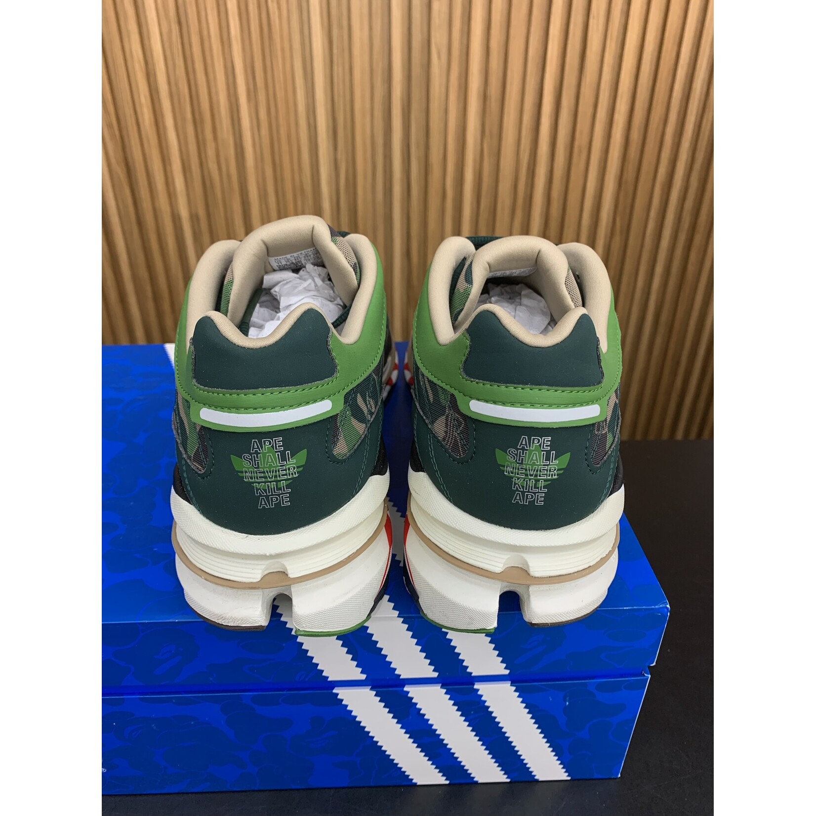 Adidas adidas Adistar HRMY BAPE Green Camo Size 11, PREOWNED