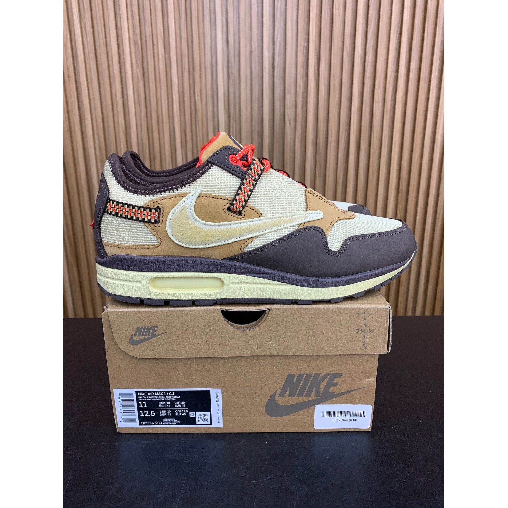 Nike Nike Air Max 1 Travis Scott Cactus Jack Baroque Brown Size 11, DS BRAND NEW
