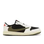 Jordan Jordan 1 Retro Low OG SP Travis Scott Olive (Women's) Size 12.5W, DS BRAND NEW