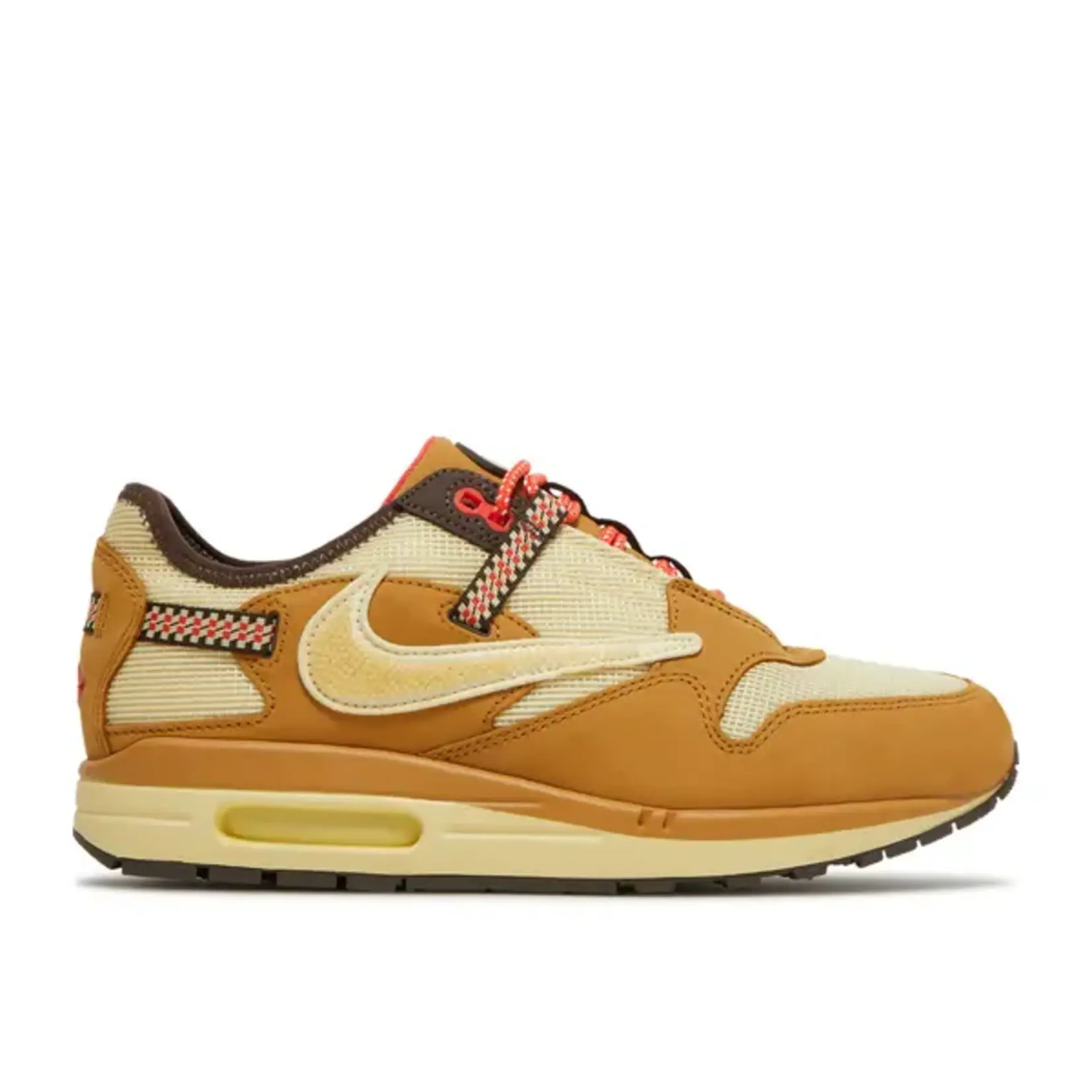 Nike Nike Air Max 1 Travis Scott Cactus Jack Wheat Lemon Drop Size 11, DS BRAND NEW DAMAGED BOX