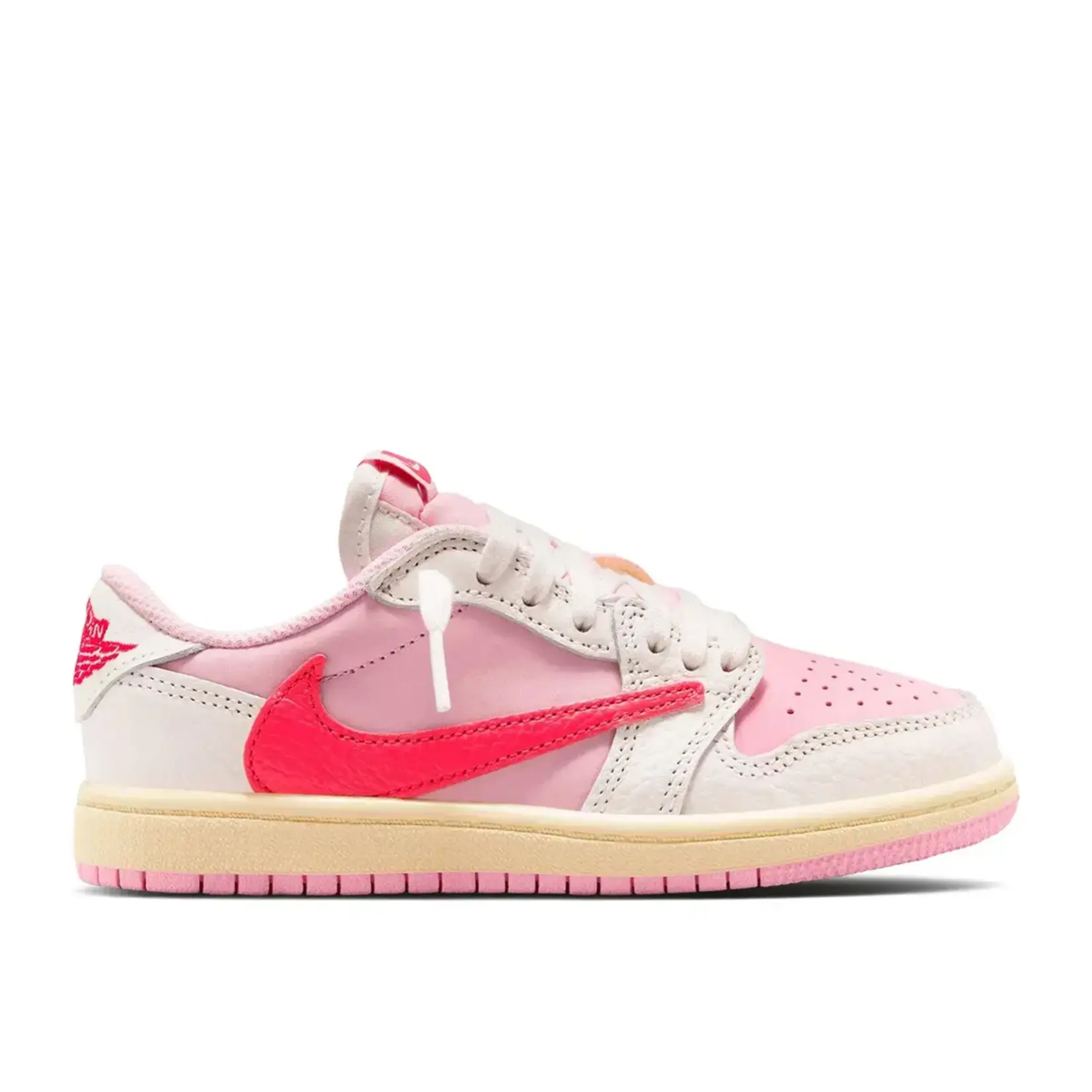 TRAVIS Jordan 1 Retro Low OG SP Travis Scott Sail Tropical Pink (PS) Size 3, DS BRAND NEW*