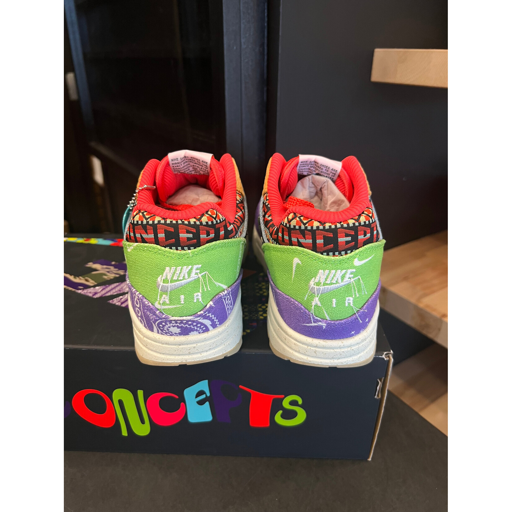 Nike Nike Air Max 1 SP Concepts Far Out (Regular Box) Size 8.5, PREOWNED*