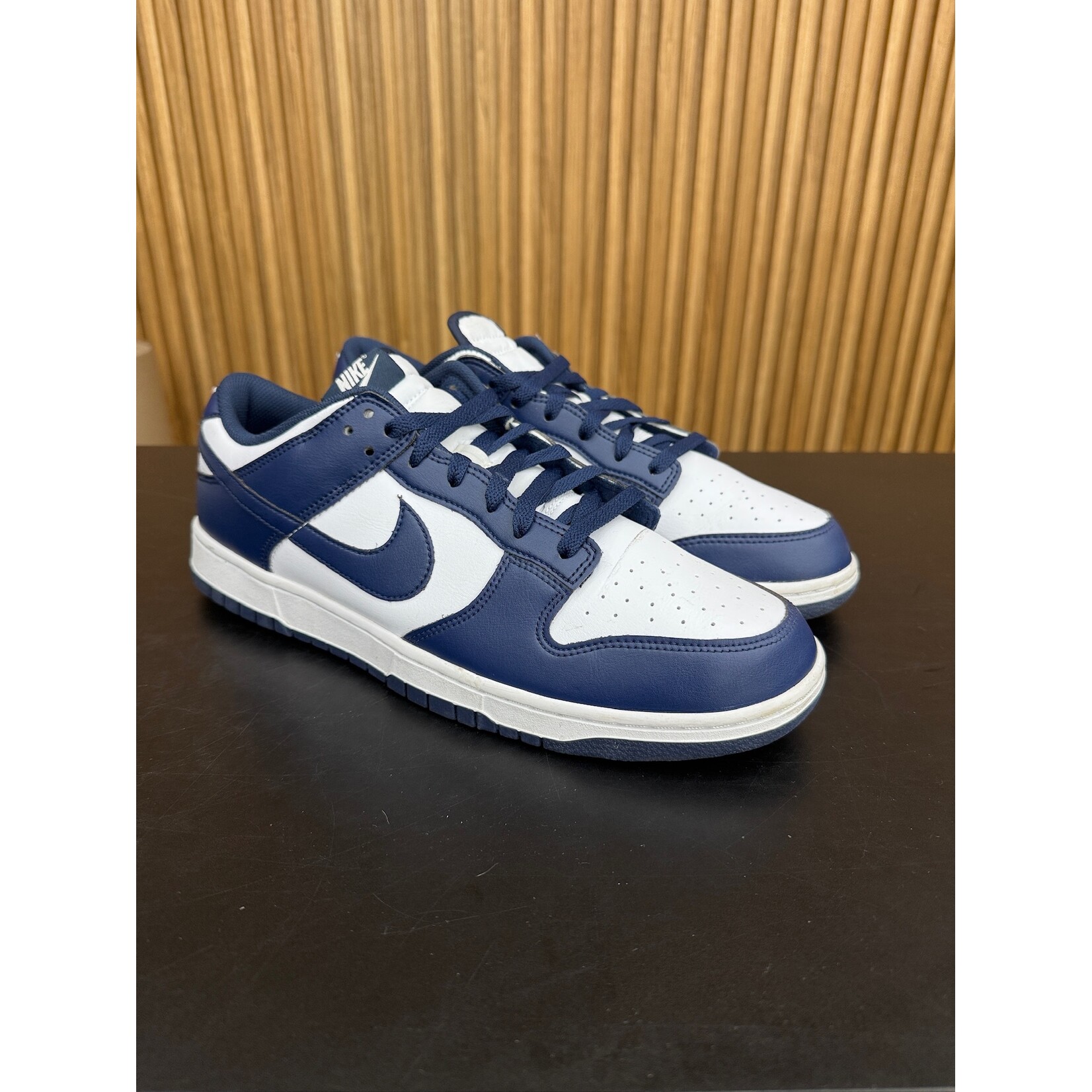 Nike Nike Dunk Low White Midnight Navy Size 13, PREOWNED NO BOX