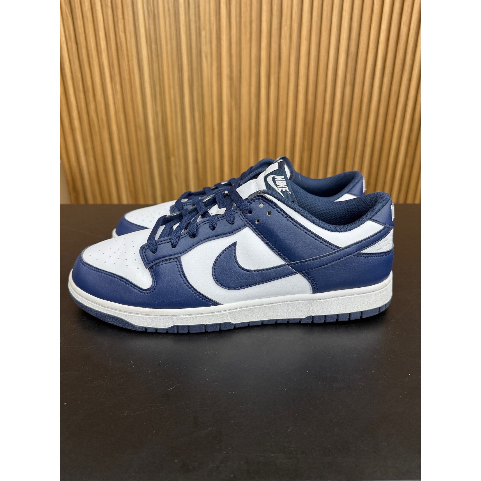 Nike Nike Dunk Low White Midnight Navy Size 13, PREOWNED NO BOX