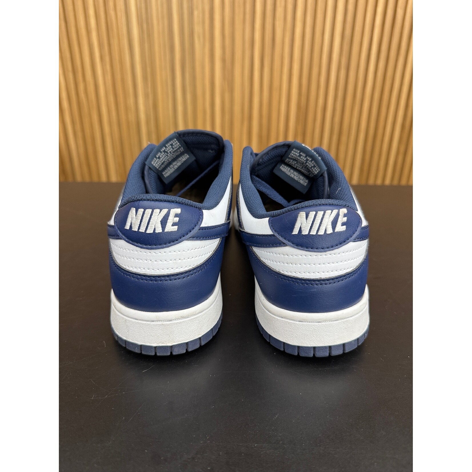 Nike Nike Dunk Low White Midnight Navy Size 13, PREOWNED NO BOX