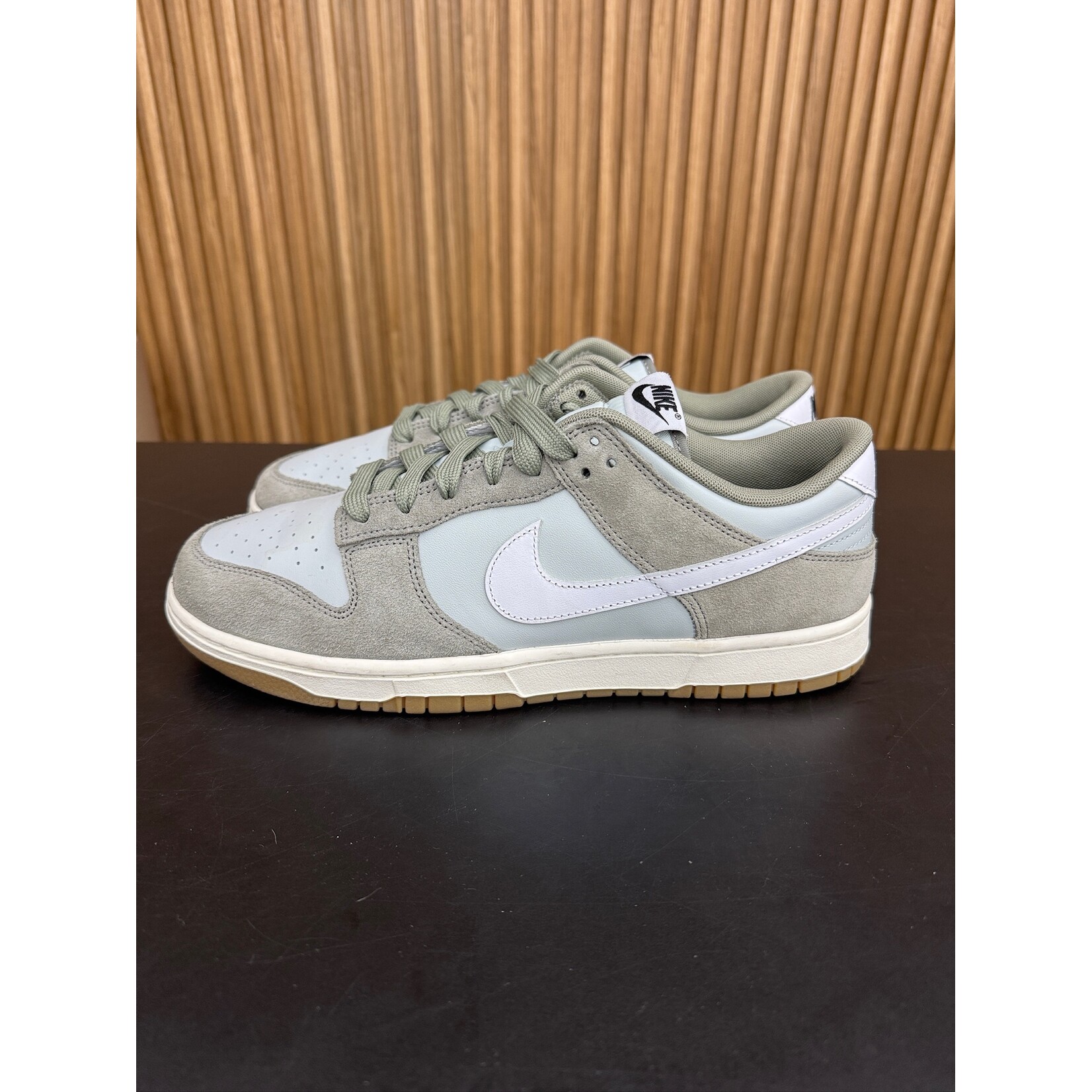 Nike Nike Dunk Low Retro SE Light Silver Light Army Sail White Size 12, PREOWNED NO BOX