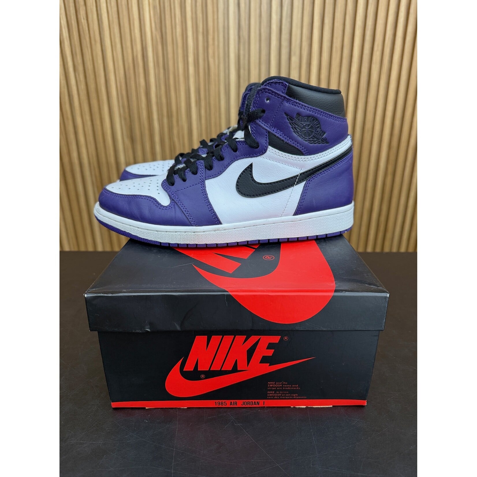 Jordan Jordan 1 Retro High Court Purple White Size 9.5, PREOWNED*