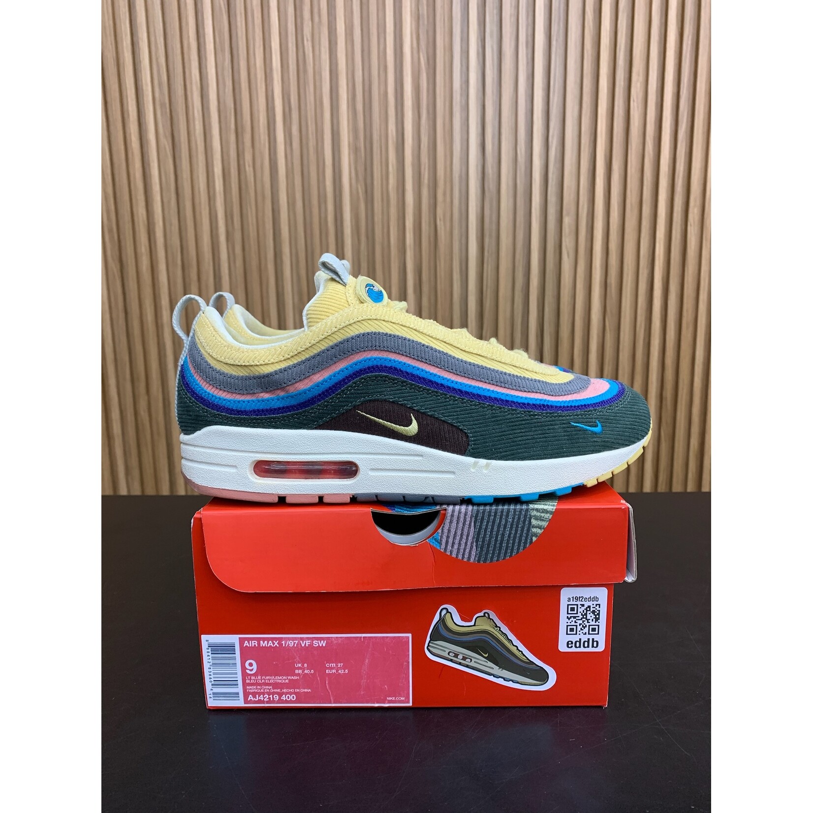 Nike Nike Air Max 1/97 Sean Wotherspoon (Extra Lace Set Only) Size 9, PREOWNED*