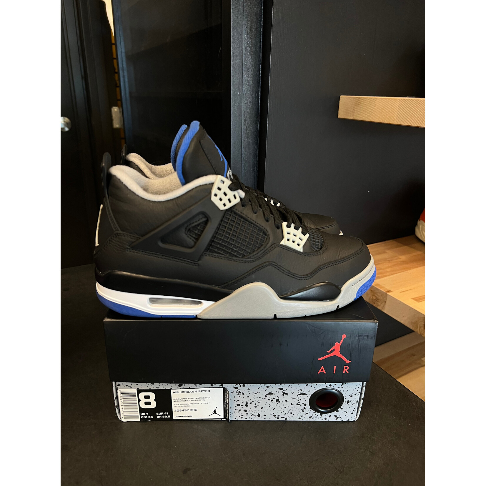 Jordan Jordan 4 Retro Motorsports Alternate Size 8, PREOWNED