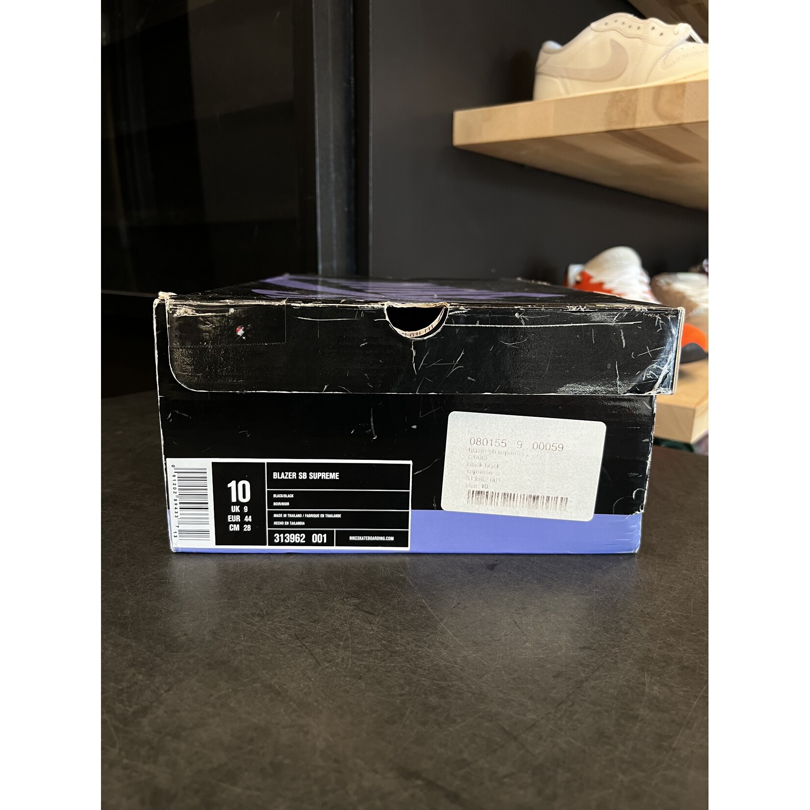 Nike Nike SB Blazer Supreme Black (2006) Size 10, PREOWNED