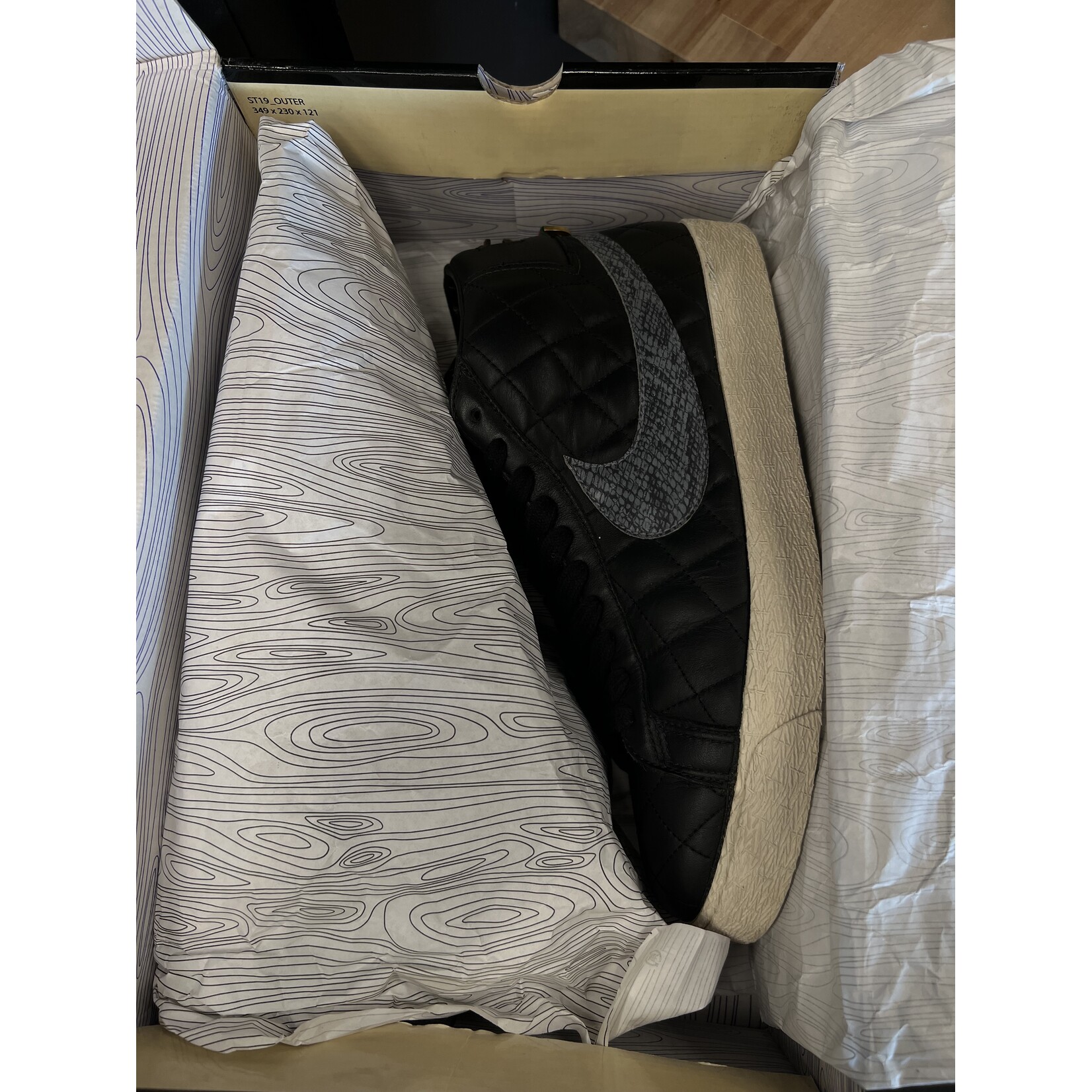 Nike Nike SB Blazer Supreme Black (2006) Size 10, PREOWNED