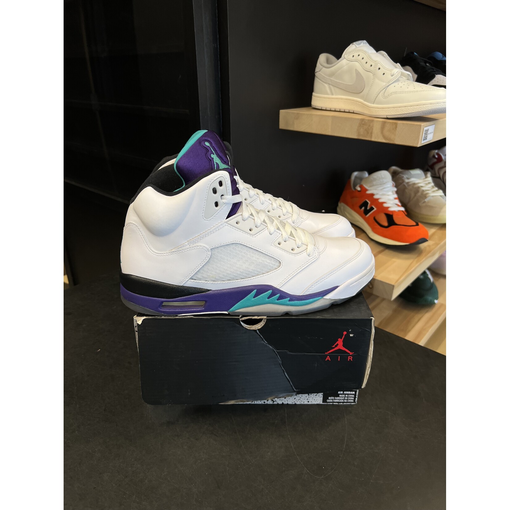Nike Jordan 5 Retro Grape (2013) Size 12, PREOWNED*