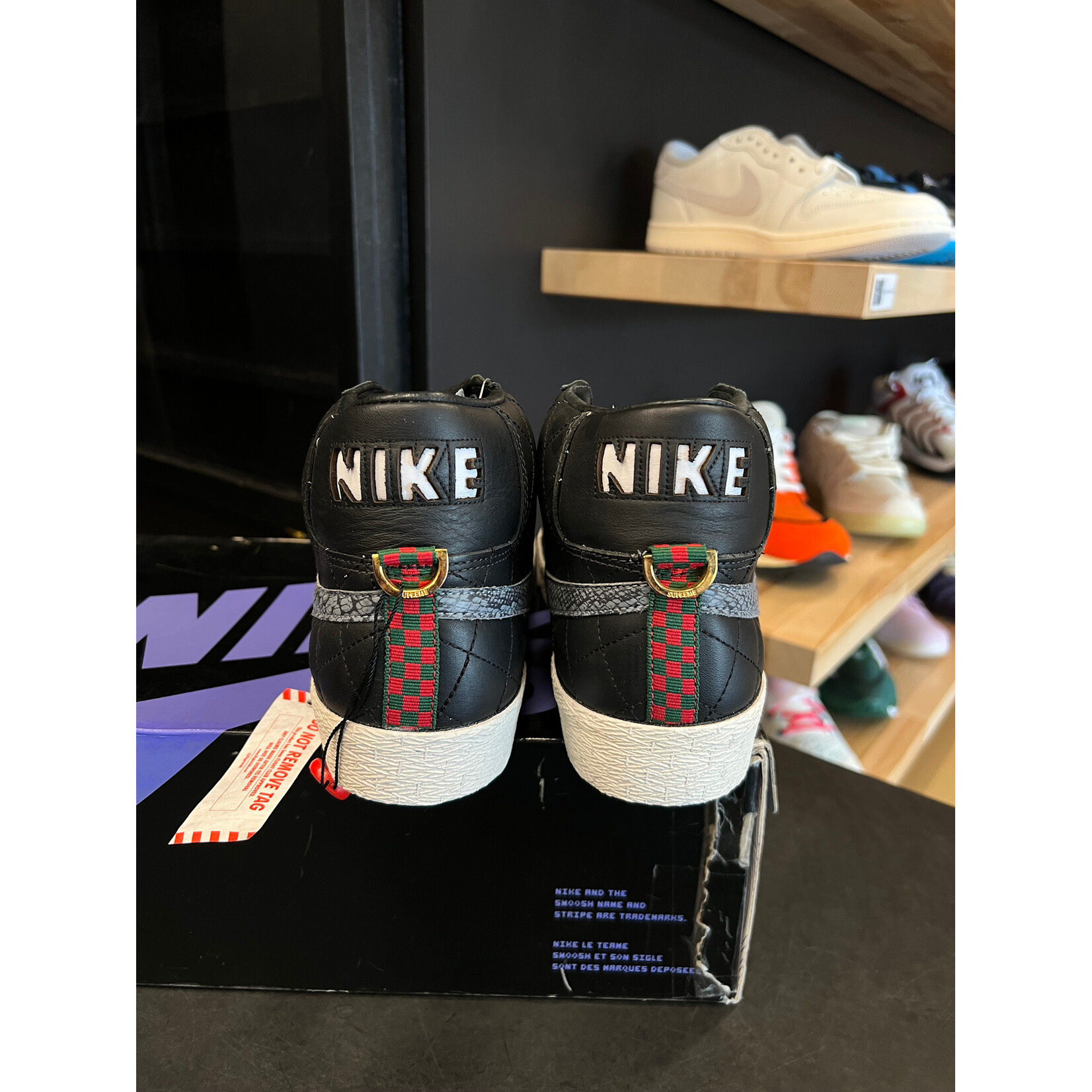 Nike Nike SB Blazer Supreme Black (2006) Size 10, DS BRAND NEW