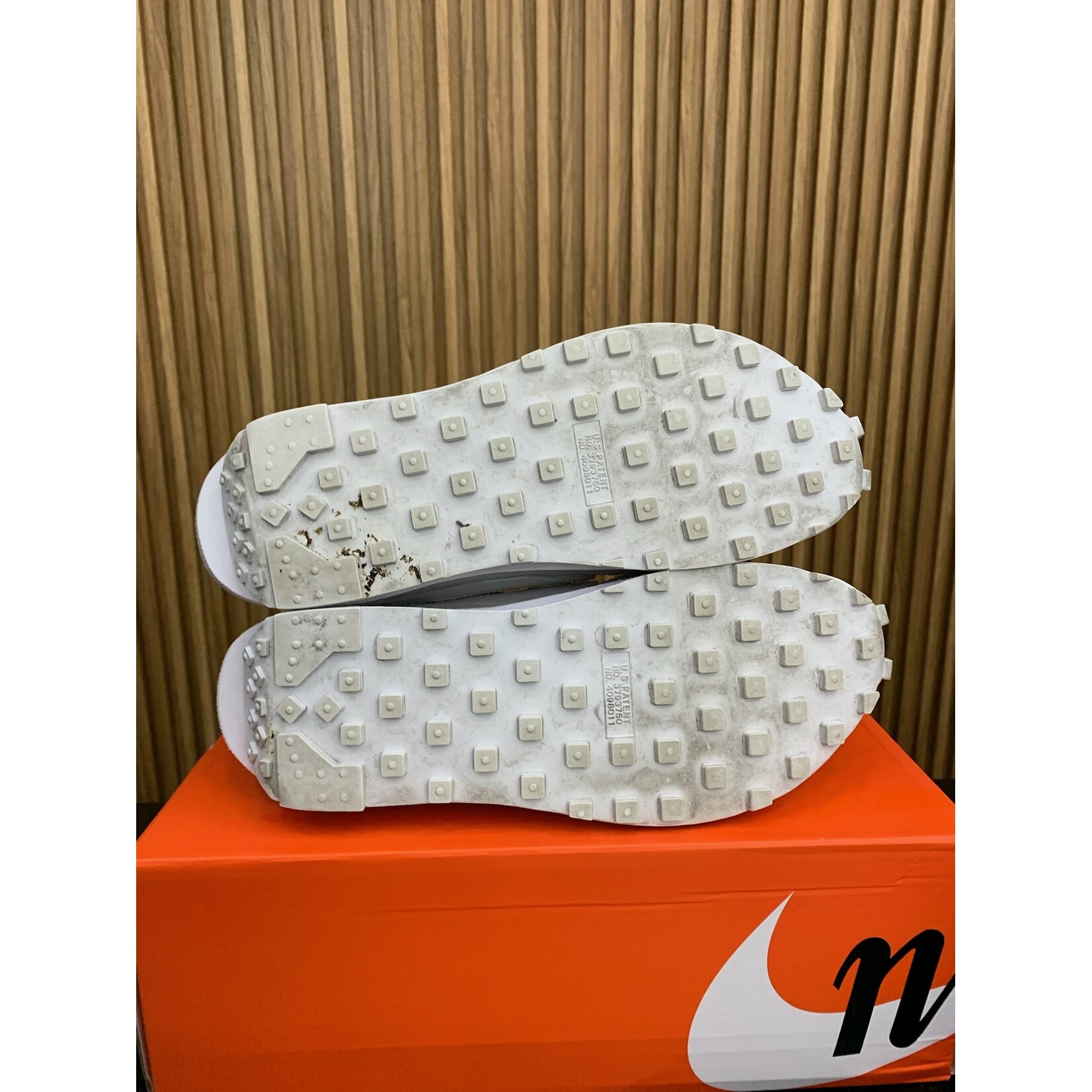 Nike Nike LD Waffle Sacai White Nylon Size 9, PREOWNED