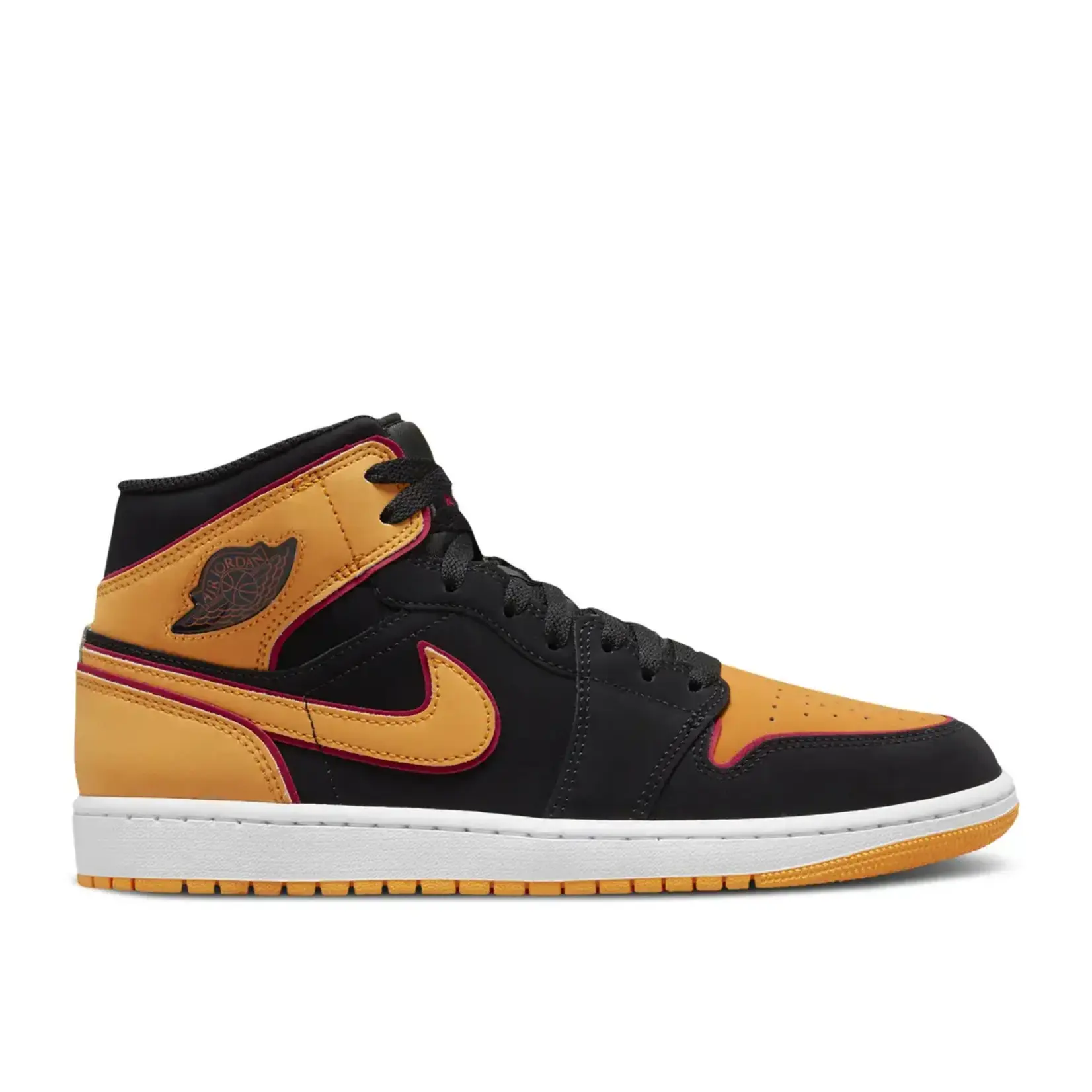 Jordan Jordan 1 Mid Fat Tongue Black Orange Size 11, DS BRAND NEW*