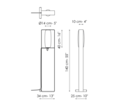 BIO Lamp V1 in Lead (S)