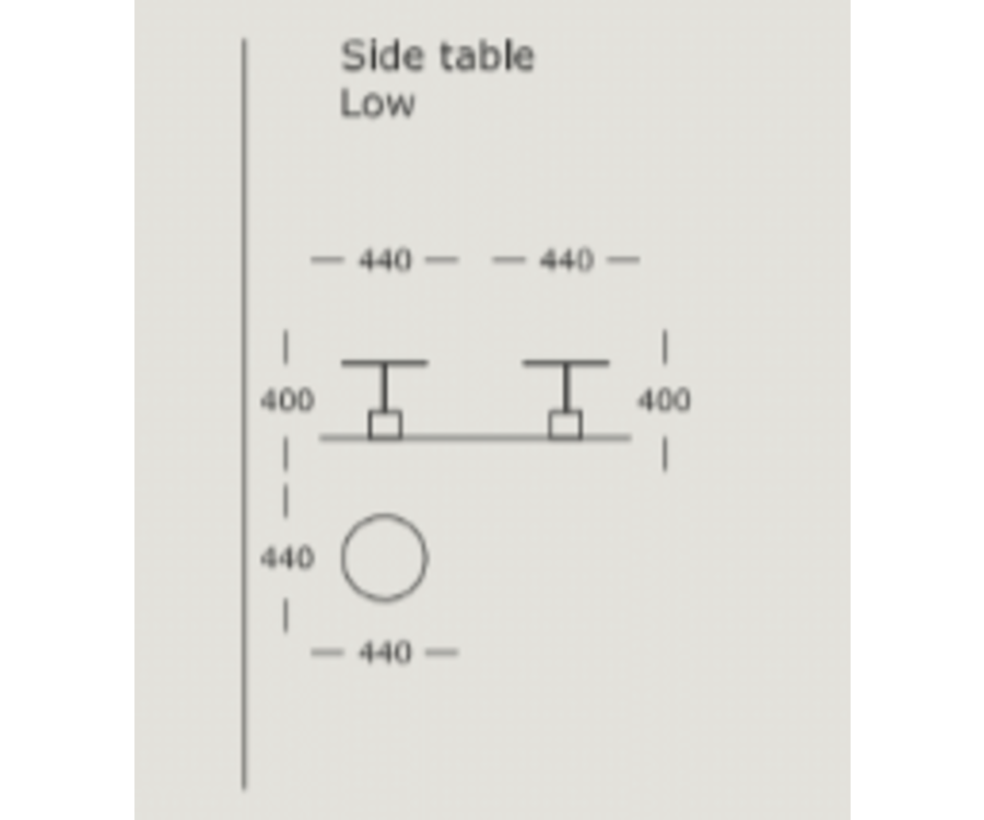 End Table Verbois RONDO TBO 1620