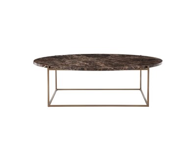 Circle Coffee Table Brown