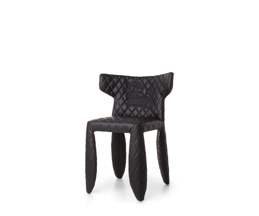 Monster Chair Original With Embriodery / Arms Black