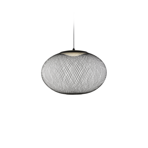 NR2 Black Suspension Lamp Medium