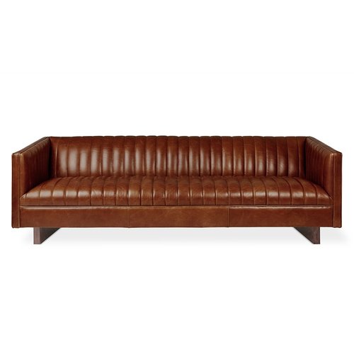 Wallace Sofa Saddle Brown Leather