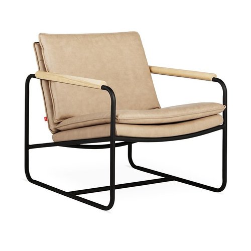 Kelso Chair Lariat Savannah Black Powder Coat Ash Natural
