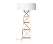 Construction Lamp White Wood