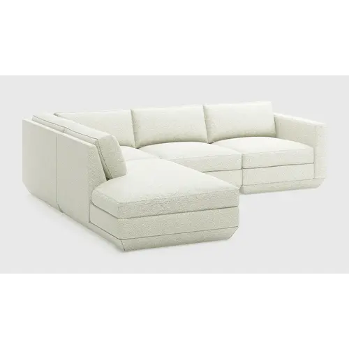 Podium Modular 4 PC Lounge Sectional A (Left Facing)