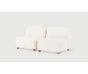 Circuit Modular 2-Pc Armless Sofa